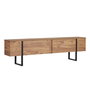 Nordure Mueble para TV Onera - Pino Atlántico, Negro
